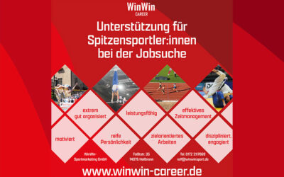Unterstützung für Spitzensportler bei der Jobsuche